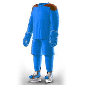 ชุดยูนิฟอร์มฮอกกี้น้ำแข็งแบบสั่งทำพิเศษ ผ้าโพลีเอสเตอร์ 100% ระบายอากาศได้ดี ซับเหงื่อ คุณภาพสูง สำหรับผู้ใหญ่ทุกเพศ น้ำหนักผ้า 300 กรัม - Product Image 3