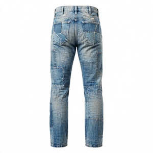 Jeans de Mezclilla para Hombre, Corte Regular, Pierna Recta, Cintura Media, Algodón, Estilo Casual, con Bolsillos, para Verano, Transpirables, de Secado Rápido BD - Product Image 3