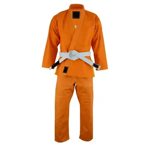 ชุดกิโมโนเฮมป์สำหรับบราซิลเลียนยิวยิตสู สีน้ำเงิน ชุดยูโด ชุดเทควันโด พร้อมปักโลโก้ตามสั่ง - Product Image 4