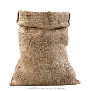 Bolsas de Yute de 34x20 cm, 260GSM, con Capacidad de 30 kg, Tejido Geotextil Ecológico 100% de Grado Alimenticio para Café, Cacao, Anacardos y Trigo - Product Image 1