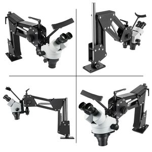 Microscopio con Ingrandimento 45x e 5x con Supporto a Molla Microincassato per Incastonature Precise di Gemme - Product Image 3