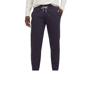 Custom Logo Men's 100% Cotton Windproof Loose Fit Casual Jogger Athletic Lightweight <b>Drawstring</b> Long Pant Sweatpants <b>Trouser</b> - Product Image 2