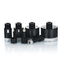 Jeu de scies cloches diamantées brasées sous vide à filetage M14, de 20 à 68 mm, pour utilisation à sec ou humide avec meuleuse d'angle, pour marbre, céramique et carrelage en porcelaine