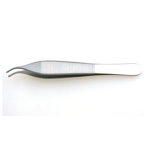 Pinza de tejido Adson de grado médico, de acero inoxidable quirúrgico, para uso clínico. - Product Image 2