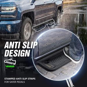 Estribos Laterales Reforzados para 4Runner, <span class=keywords><strong>RAM</strong></span> 1500, Chevy Colorado/GMC Canyon Crew Cab (4 Puertas) 2010-2026, Diseño de Dos Escalones - Product Image 5