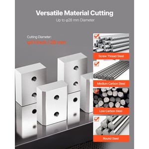 6 lames de rechange pour coupe-ferraille électrique, 1-1/8 pouces, CR12MOV, lames industrielles double face haute dureté - Product Image 3