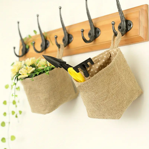 Bolsa de Almacenamiento Plegable de Yute para Ahorrar Espacio y Solución de Transporte Fácil - Product Image 6