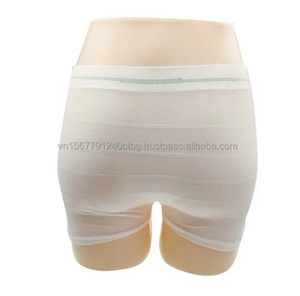 Lot de 3 boxers en coton pour homme, taille mi-haute, respirants, blanc uni, en tissu tricoté - Product Image 2