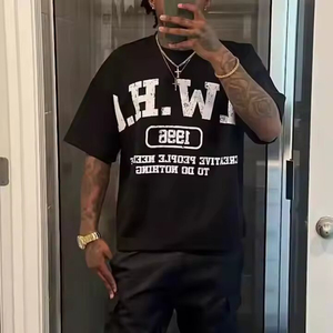 Customized Men's Clothing Double Layer Sleeve <b>T</b>-shirt Men's Long Sleeved Best Quality Printing <b>T</b> Shirt For Men's Adults - Product Image 5