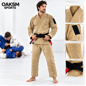 Kimono de Jiu Jitsu Brasileño BJJ Gi Pearl Weave con Parches Bordados y Pantalones Rip Stop, Todas las Tallas - Product Image 4