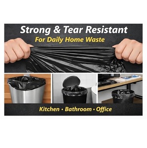 Lot de 3 sacs poubelles multi-usages pour la maison, le bureau, les déchets de jardin et les déchets hospitaliers, pour l'exportation mondiale depuis l'Inde - Product Image 5