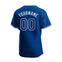 Nouvelle saison, design personnalisé, meilleure qualité, maillot de baseball unisexe imprimé par transfert thermique, 100% polyester, manches courtes, vente flash