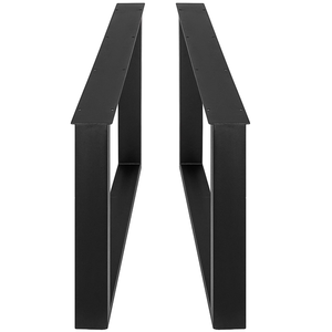 Patas de Muebles Industriales para Gimnasio, 28X35 Pulgadas, 2 Piezas, Patas para Mesa de Comedor, Capacidad de Carga 2204 Libras, Color Negro, Patas de Muebles DIY EDPTBL004 - Product Image 5