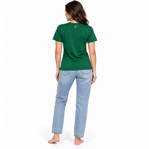 Classic fit gives <b>Woman</b> T <b>shirt</b> a timeless casual appearance with soft comfort breathable fabric and reliable shape OEM Service - Product Image 4
