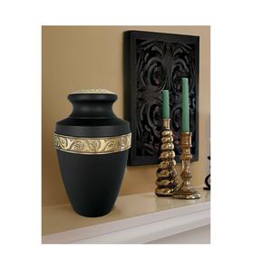 Urna funeraria para adultos hecha a mano 100% de Material puro ecológico, urna de cremación, urna de latón macizo para cenizas humanas - Product Image 2