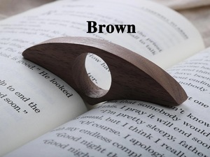 Finger Ring Reader Support <b>Book</b> Finger Holder Wooden - Product Image 2