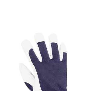 สำหรับถุงมือทำงาน สีขาว สีน้ำเงินกรมท่า เนื้อเรียบ ปลายนิ้วมีแถบยางยืด สายรัดข้อมือเพื่อความปลอดภัย ทนความร้อน ซักด้วยเครื่องได้ - Product Image 4