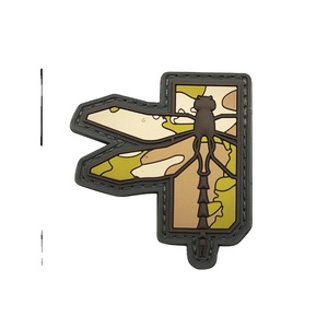 Sac tactique accessoires MC Camo libellule PVC goutte colle Patch Badge veste crochet boucle Patch pour sacs à dos - Product Image 3