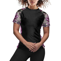 Maillot de bain Rash Guard pour femmes, haute performance, haut de surf, compression, entraînement fitness, matière durable, coupe confortable