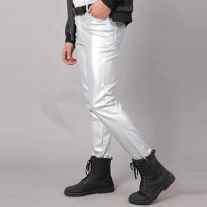 Leather <b>Pants</b> <b>Men</b> Straight Mid Low Price Best-selling Direct Factory Stock Customizable Casual Waterproof Anti-wrinkle In-Stock - Product Image 5