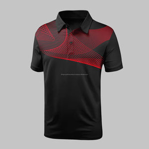 Vente en gros à prix d'usine Polo pour hommes en coton/polyester confortable et décontracté Polos respirants super flexibles anti-transpiration - Product Image 2