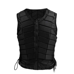 Chaleco de Neopreno Unisex para Montar a Caballo, Sin Mangas, Transpirable, Diseño Sólido, Cierre con Cordón, Protección Ecuestre de Longitud Completa - Product Image 3