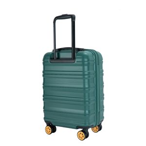 Bagaglio a mano con guscio rigido verde scuro 18.5 \ "omologato TSA borsa adatta alla compagnia aerea - Product Image 6
