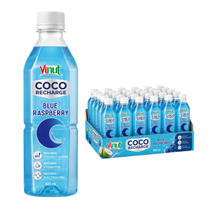 น้ำมะพร้าวผสมบลูราสเบอร์รี่ ผลิตในเวียดนาม, VINUT COCO RECHARGE, 500 มล., ให้ความชุ่มชื้นตามธรรมชาติและอิเล็กโทรไลต์ - Product Image 1