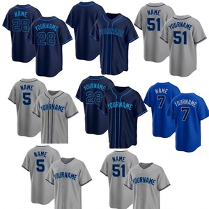 Teamname 24 Camiseta de béisbol de manga corta de poliéster transpirable unisex para adultos para todas las estaciones Ropa de equipo con estampado en la espalda - Product Image 4