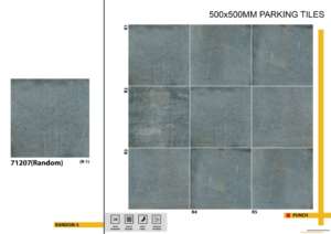 Baldosas de estacionamiento para exteriores de máxima resistencia 500X500MM diseñadas para áreas de tráfico intensivo que requieren un rendimiento fiable y duradero. - Product Image 4