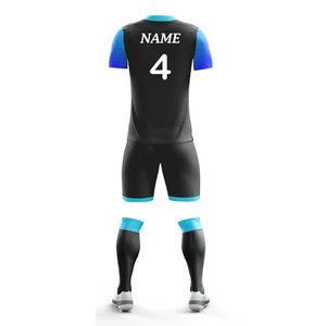 Tenues de football et de rugby personnalisées avec nom et numéros, respirantes, avec chaussettes, uniformes de joueur, vente en gros - Product Image 3