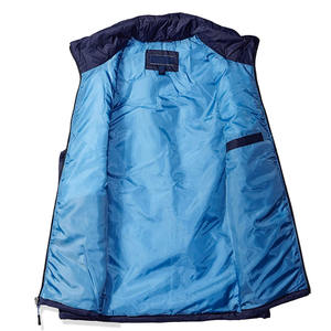 Chaleco Acolchado para Hombre, Personalizado, Sin Mangas, Informal, Transpirable, Nuevo Diseño OEM, de Algodón, para Invierno - Product Image 3