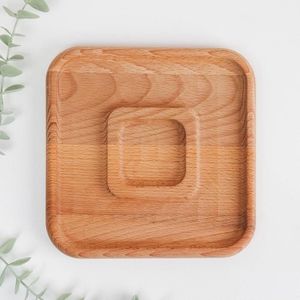 plato cuadrado de madera - Product Image 3