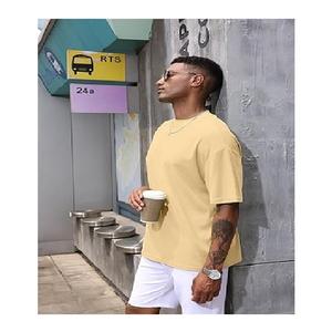 Precio al por mayor, servicio OEM, camiseta informal de manga corta para hombre, color sólido, 100% algodón, la mejor de Bangladesh, precio de fábrica. - Product Image 5
