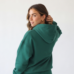Conjunto de Sudadera con Capucha y Pantalones Cortos de Invierno, Estilo Hip Hop, Holgado, Transpirable, de Mezcla de Poliéster/Algodón de 400g, Estampado - Product Image 5