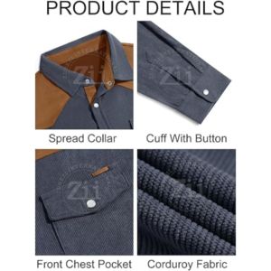 Camisas FR Recién Llegadas, Estampadas con Paisley/Hawaii, Ligeras, con Broches de Perla/Botones, Camisas FR NFPA2112 EN11612 FRC Resistentes al Fuego - Product Image 5