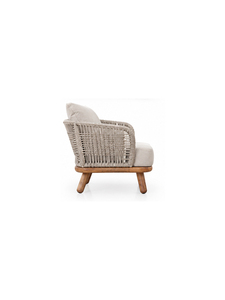 Fauteuil minimaliste rembourré en velours vert sarcelle avec pieds en teck, design robuste, meubles pour salle à manger ou salon - Product Image 2