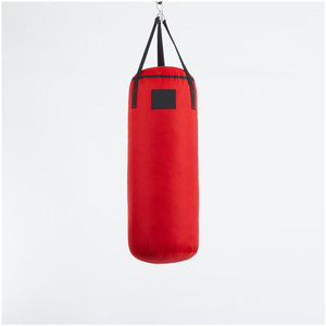 Sac de boxe en tissu Oxford rouge, rempli de sable, avec fermeture éclair, pour entraînement d'arts martiaux pour adultes - Product Image 1