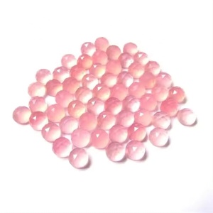 5mm Natural <b>Pink</b> Chalcedony Rose Cut Round Cabochon Ready To Purchase Loose <b>Healing</b> Gemstones For Jewelry Making Gems Supplier - Product Image 2
