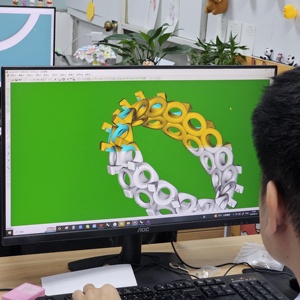 บริการรับวาดแบบ 3 มิติ CAD สำหรับงานต้นแบบเครื่องประดับเงินแท้ 925 ชุบโรเดียมตามสั่ง พร้อมตัวเลือก OEM - Product Image 4