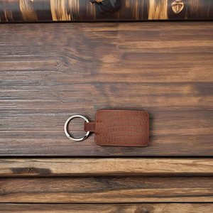 Cadeau de mariage personnalisé de haute qualité porte-clés sac en cuir véritable pendentif à breloque porte-clés mode voiture porte-clés porte-clés vierges - Product Image 6