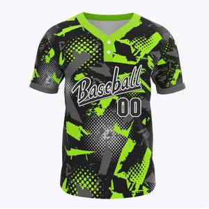 Maillots de baseball sur mesure de qualité supérieure pour homme, derniers modèles, légers, vente en gros à prix avantageux - Product Image 2