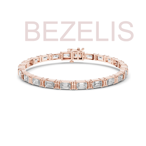Pulsera de Diamantes Cultivados en Laboratorio, Corte Princesa, Oro Amarillo de 14K, Joyería Fina, Pieza de Lujo para Mujer, Regalo de Boda - Product Image 3