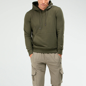 Sweat à capuche unisexe vert olive coupe classique 100 % polyester polaire, séchage rapide, avec poche, personnalisable, confortable, idéal pour l'été - Product Image 6