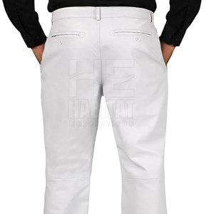 Comfortable <b>Men</b> Leather <b>Pants</b> Premium Quality Soft Leather Classic Style <b>For</b> Casual Adult Use - Product Image 6