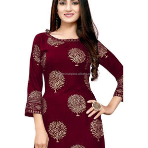 Fabzone ชุดเสื้อผ้า kurti plazo ใหม่ - Product Image 1