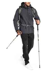 Windproof Breathable Fur Trim Winter Sleeveless Vest <b>Men</b> Custom Softshell <b>Jacket</b> Travel <b>Running</b> Stand Customized Front 100% - Product Image 5