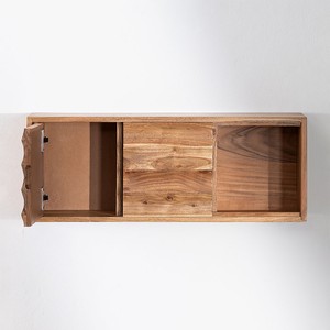 Vandana Flux Stellar acacia wood wall <b>shelf</b> - Product Image 5