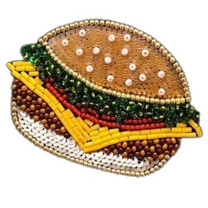 Luxury Seed Beads Beaded Crystal Embroidery Brooch For <b>Wedding</b> Party <b>Accessories</b> Trendy Seed Beads Crystal Beaded Embroidery - Product Image 6