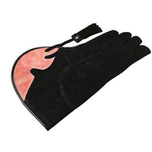 Guantes de Cetrería de Cuero Natural Duradero de Varias Capas, Gran Protección para la Mano Izquierda, en Oferta - Product Image 3